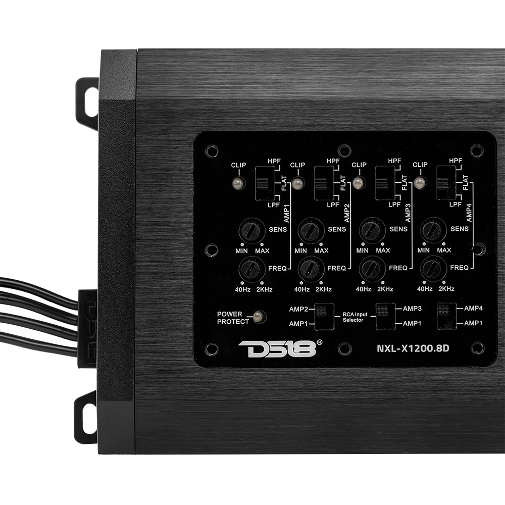 DS18 Verstärker NXL-X1200.8D – 8-Kanal – Produktansicht 2