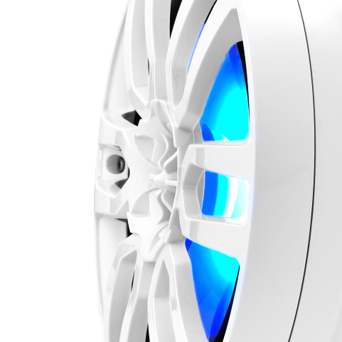 DS18 Tower-Lautsprecher 8" weiß mit LED / NXL-PS6W