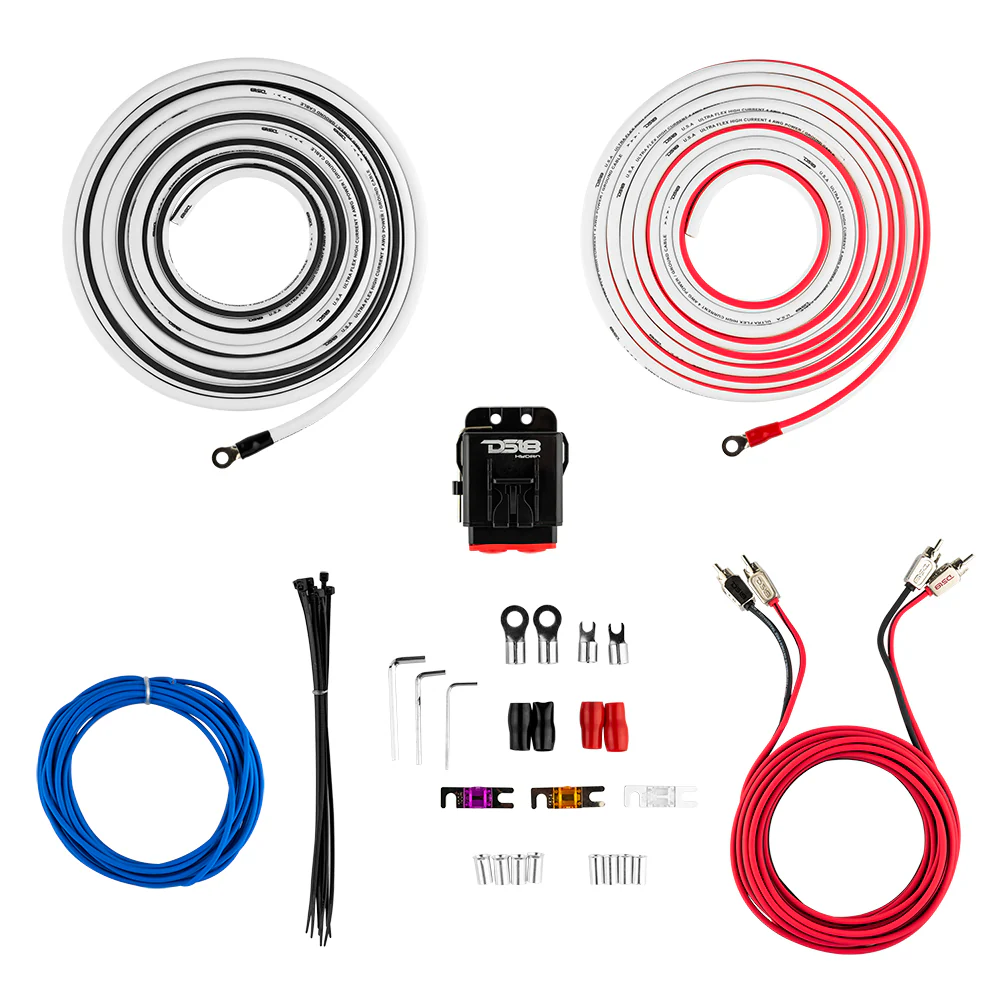 DS18 MOFCKIT4 Marine-Verstärker-Installationskit 21 mm² – Produktansicht 2