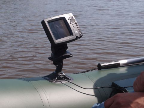Railblaza Fish Finder Mount R-Lock S, platform echo sounder (102 x 102mm)