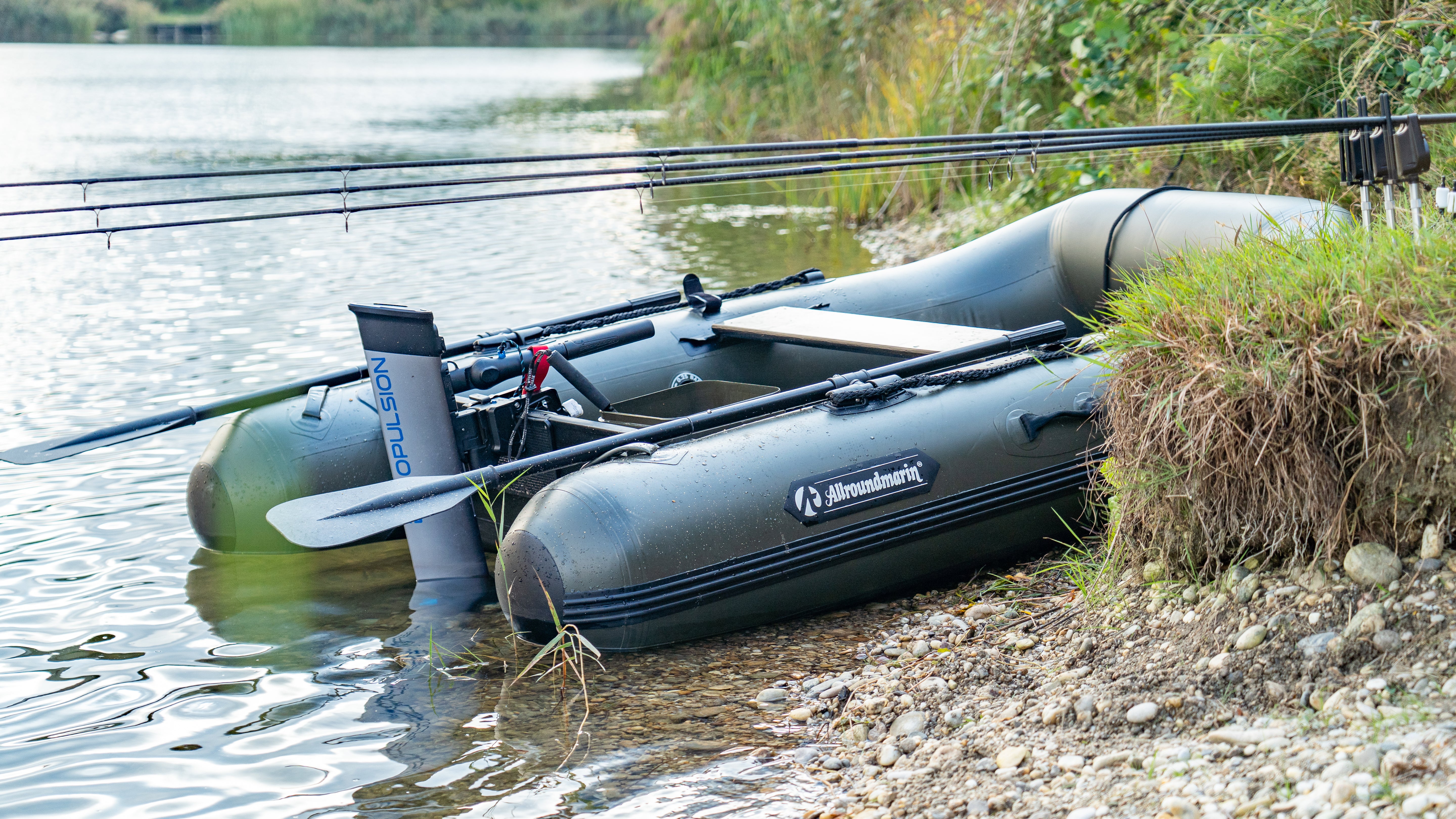 Allroundmarin Scout 300 olivgrün Aluboden