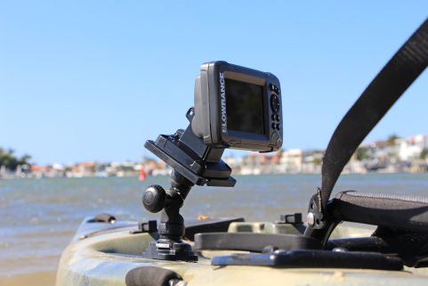 Railblaza Fish Finder Mount R-Lock S, platform echo sounder (102 x 102mm)