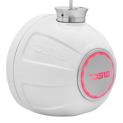 DS18 Tower-Lautsprecher 6,5" weiß mit LED / NXL-PS6W