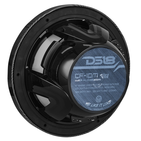 DS18 Lautsprecher 10" carbon mit LED / CF-10M