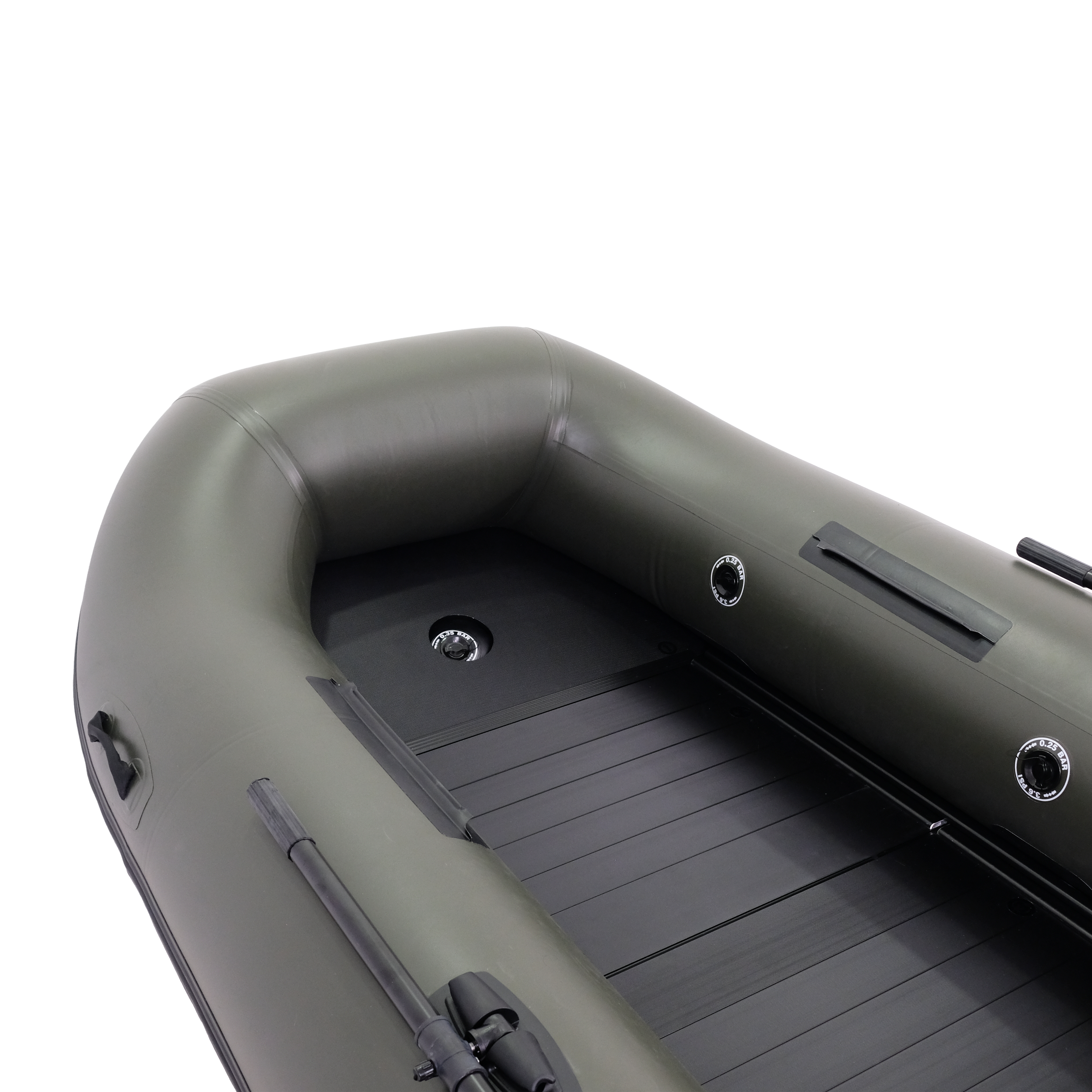 Allroundmarin Scout 330 olivgrün Aluboden