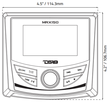 DS18 Radio MRX150 – Produktansicht 9