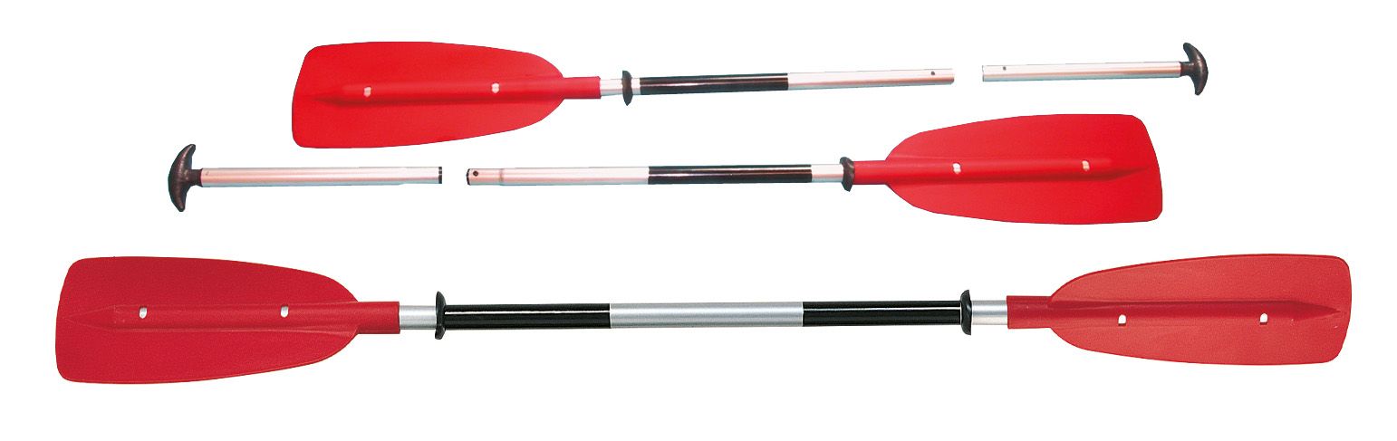 Doppelpaddel Set zerlegbar, rot