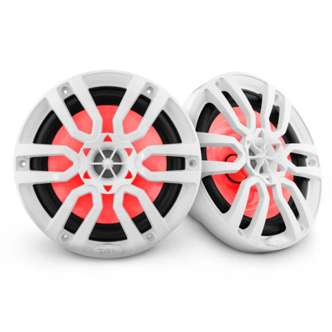 DS18 Lautsprecher 8" weiß mit LED / NXL-8