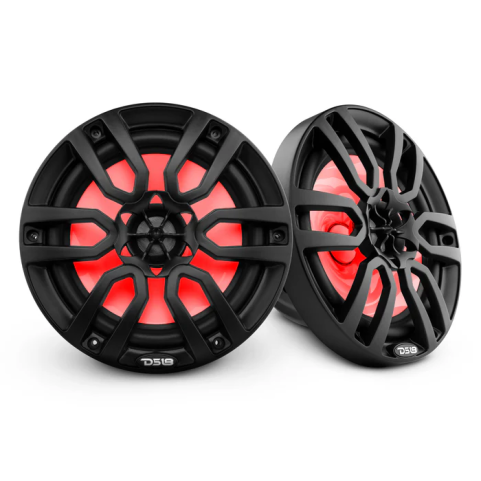 DS18 Lautsprecher 6,5" schwarz mit LED / NXL-6/BK