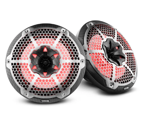 DS18 Lautsprecher 10" carbon mit LED / CF-10M