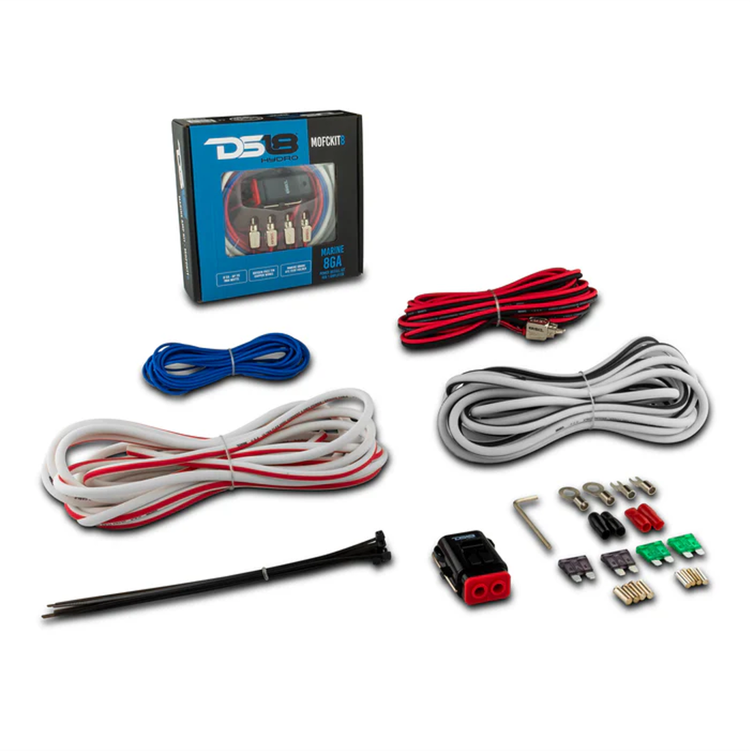 DS18 MOFCKIT8 Marine-Verstärker-Installationskit 8 mm² – Produktansicht 1