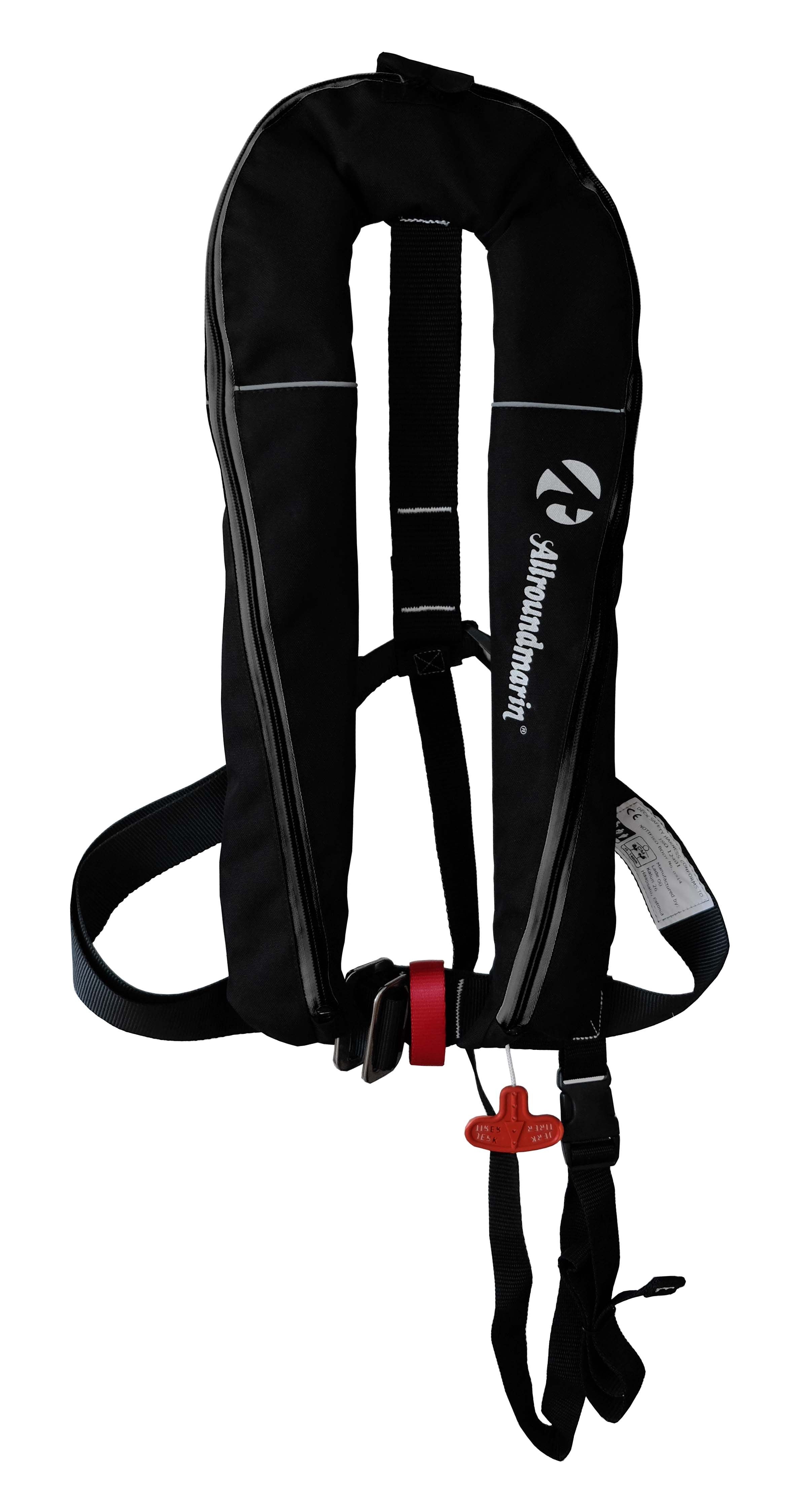 Allroundmarin Auto.Rettungsweste 165N AERO schwarz/schwarz