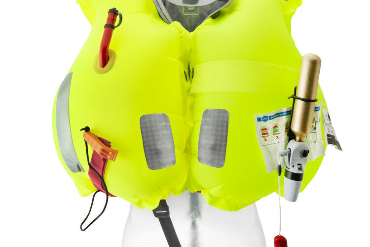 Besto Comfort Fit Pro 300N automatische Rettungsweste mit Harness, Eisblau/Schwarz – Ansicht 6