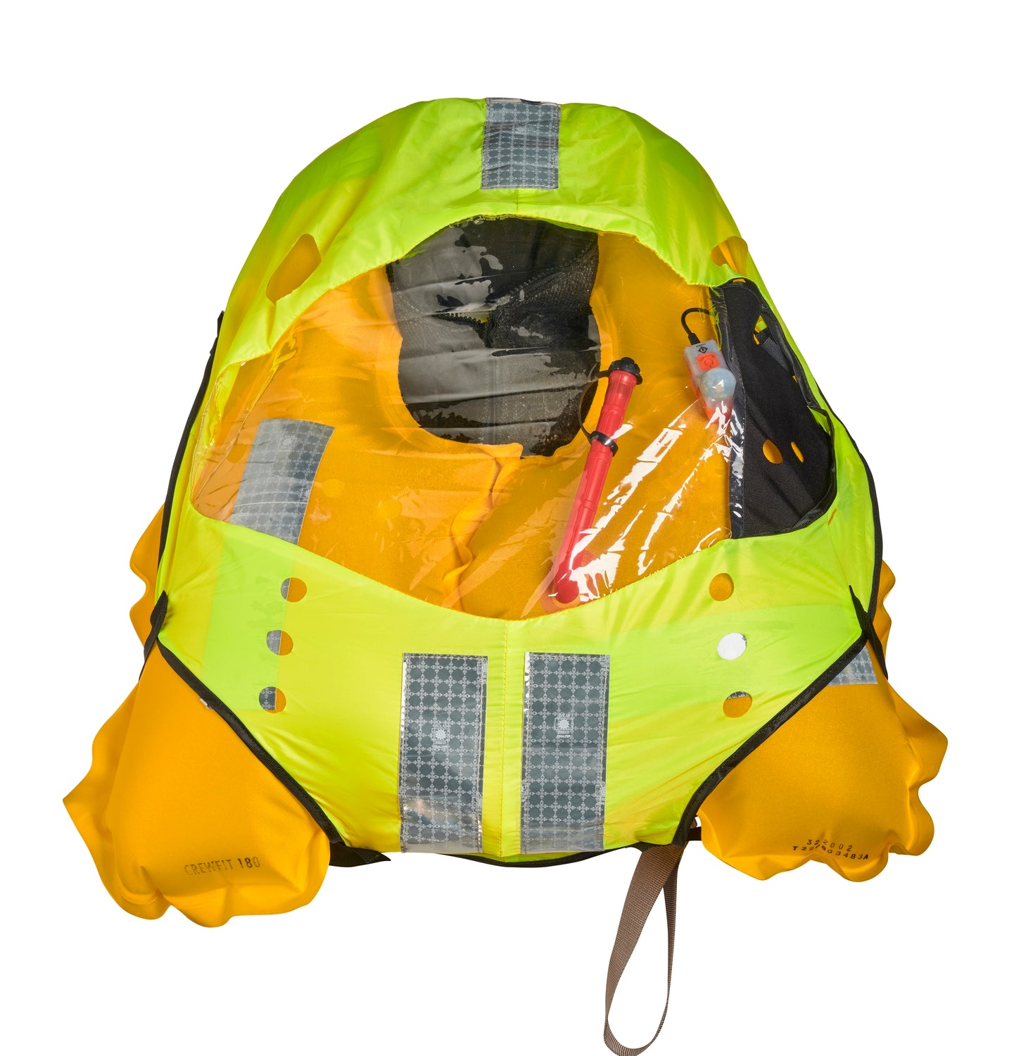 Crewsaver Crewfit+ 180N Automatik-Rettungsweste mit Harness, Beleuchtung und Spraycap für Erwachsene schwarz – Ansicht 3