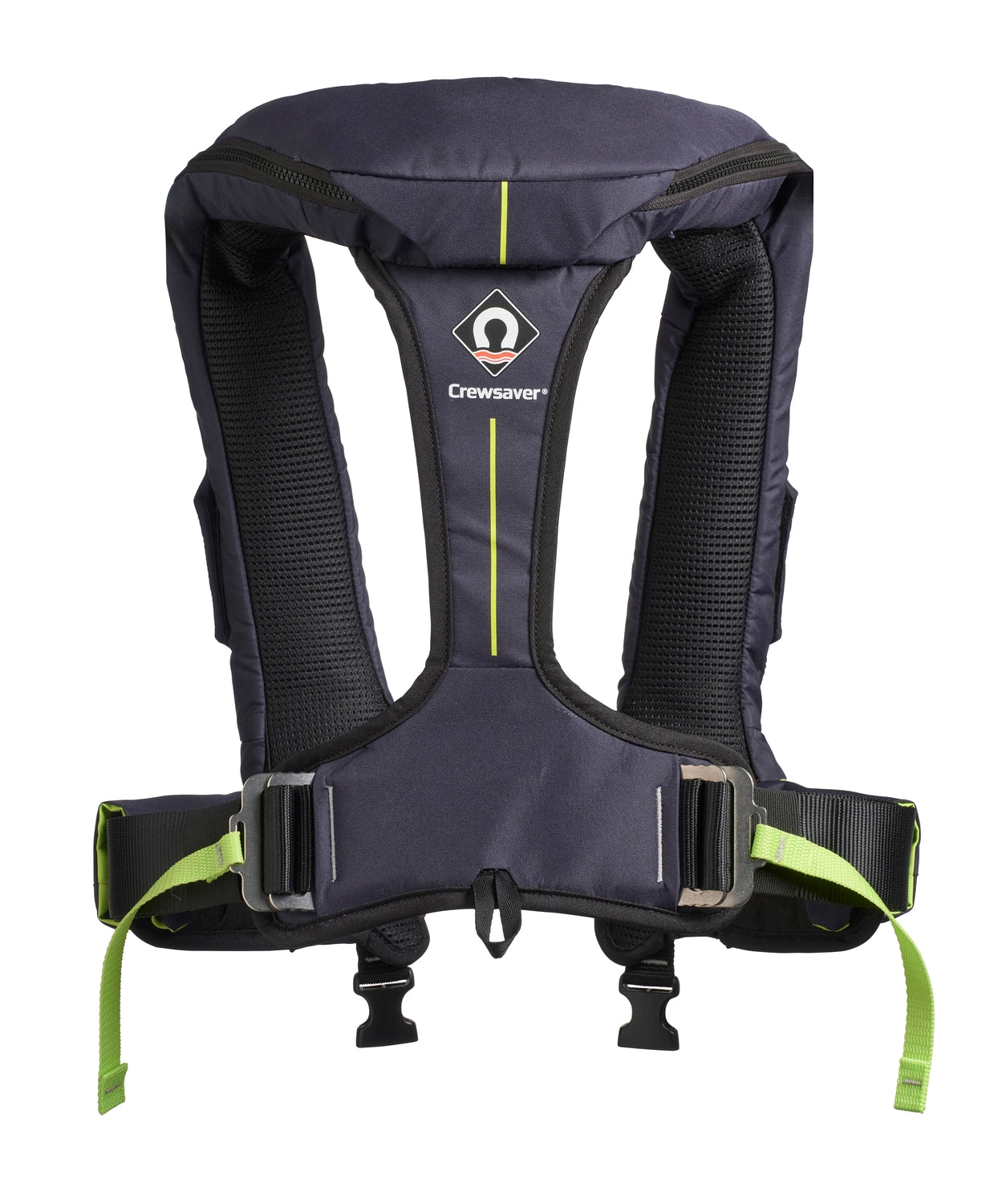 Crewsaver ErgoFit 190N Automatik-Rettungsweste mit Harness, Beleuchtung und Spraycap für Erwachsene blau/hellgrün – Ansicht 3