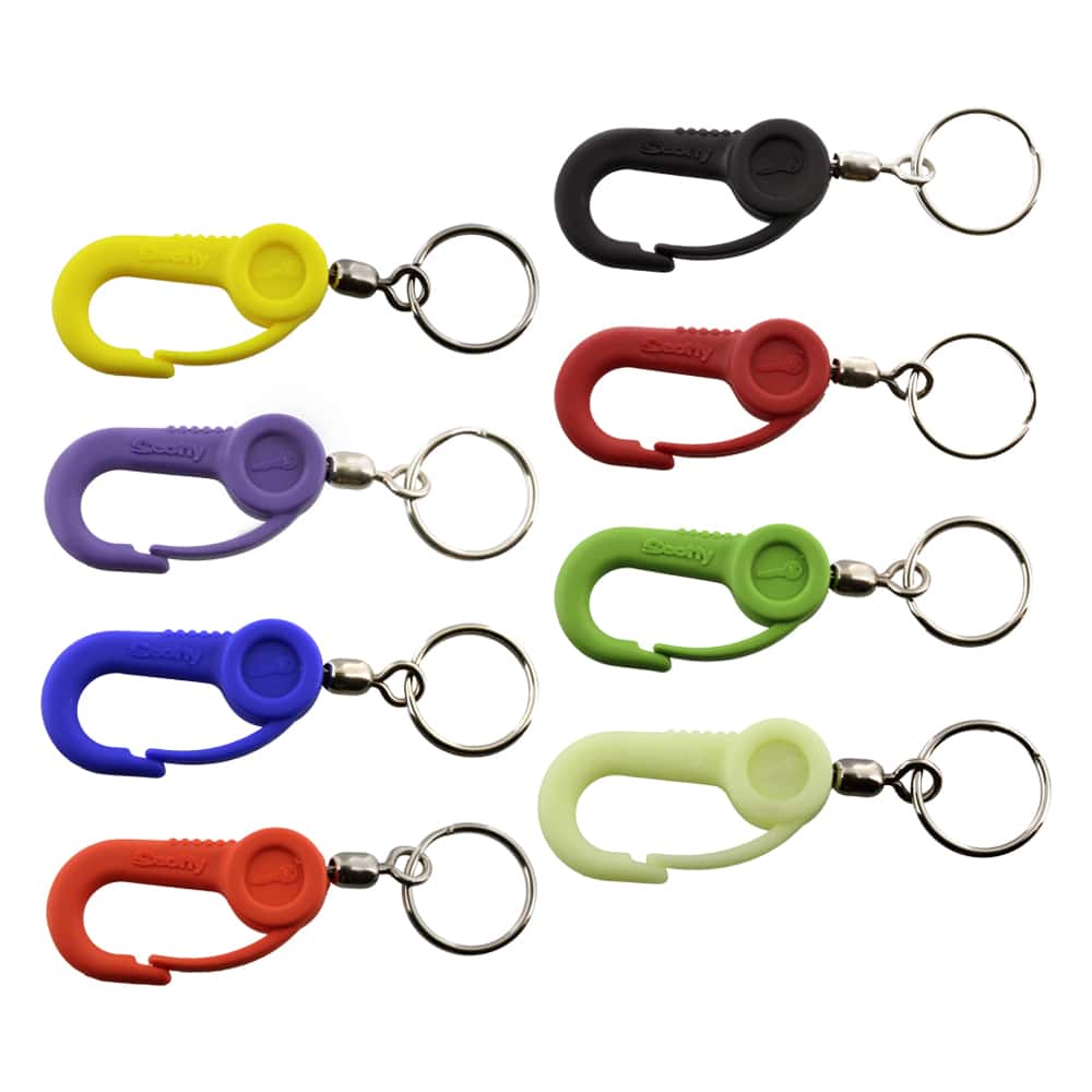 Scotty Snap Hook Key Chain, Orange – Produktansicht