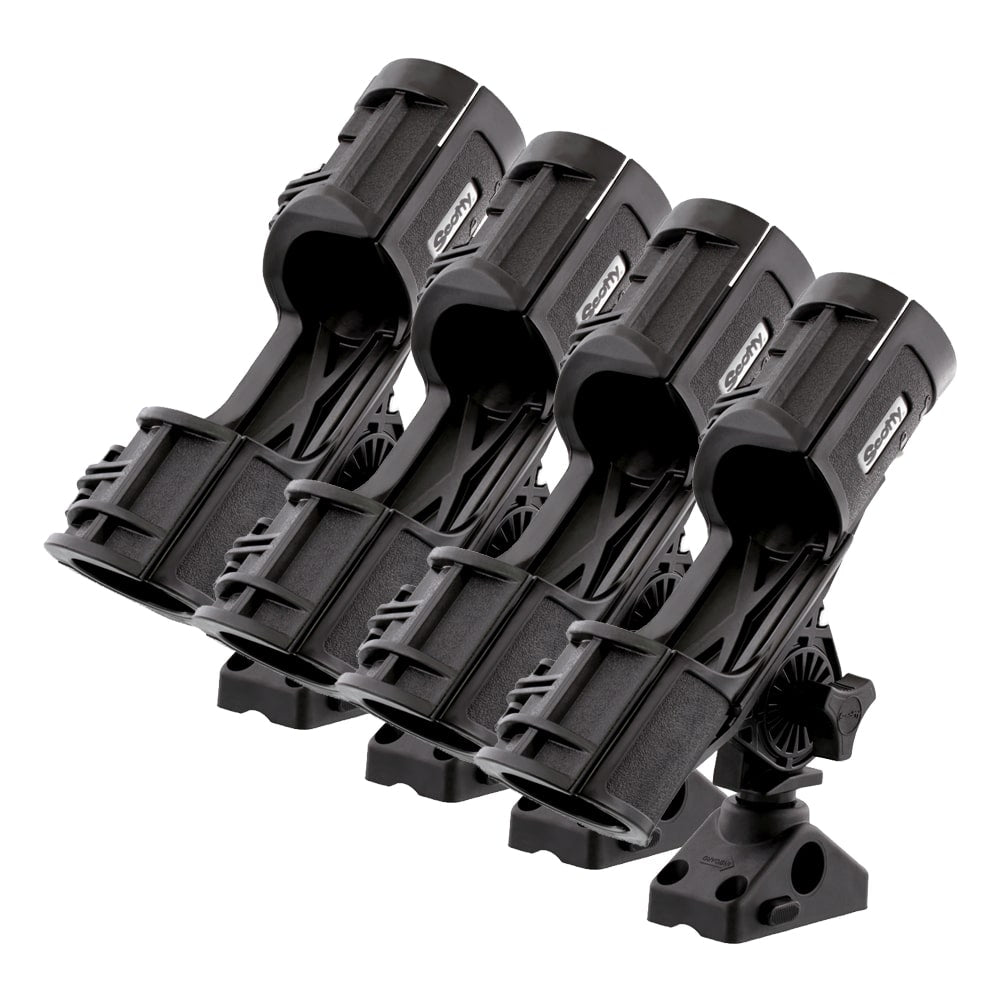 Scotty Orca Rod Holder, w/ 0241 Side / Deck Mount, 4/PK – Produktansicht