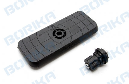 Fasten Plattform (164x68mm), Für Kamera & Echolote 360° rotierbar, Fishfinder - Schwarz