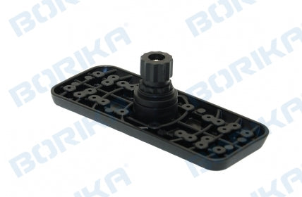Fasten Plattform (164x68mm), Für Kamera & Echolote 360° rotierbar, Fishfinder - Schwarz