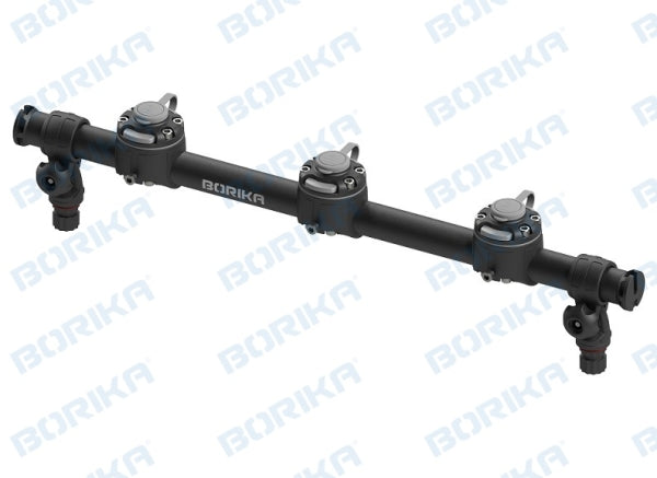 Fasten seitliche Reling für Bellyboote mit 3 x Halterungen (Länge: 700mm)