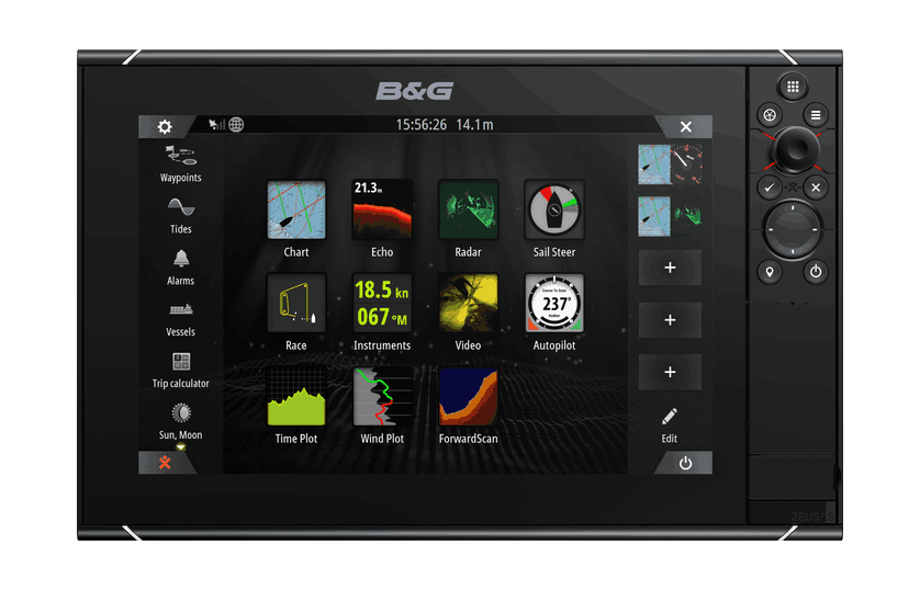 B&G Zeus 3S 12″ Kartenplotter – Detailansicht 2