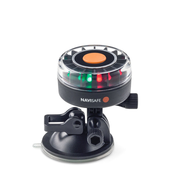 Navisafe Navilight Dreifarbenlicht 2NM Saugnapf, GoPro-Adapter – Produktansicht