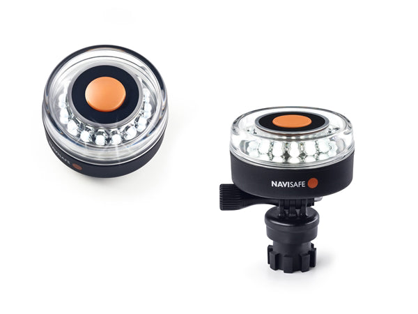 Navisafe Navilight 360° 2NM mit Navimount-Basis – Produktansicht