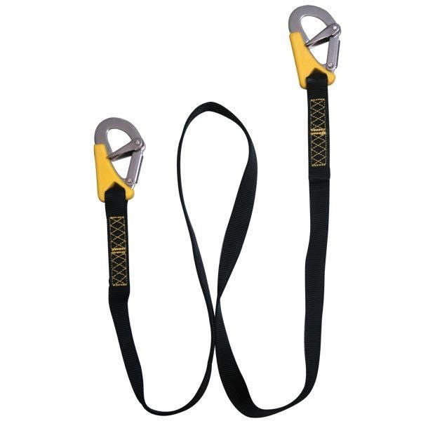 Lifeleine mit 2 Sicherheitskarabinerhaken L=185cm – Produktansicht