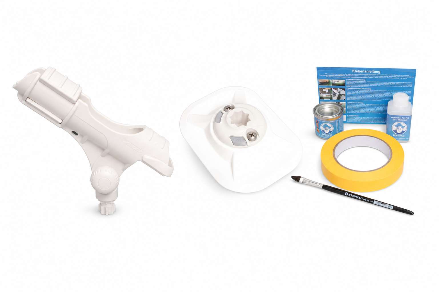 Set: Railblaza RodHolder II + Halterung RibPort + Kleber Kit