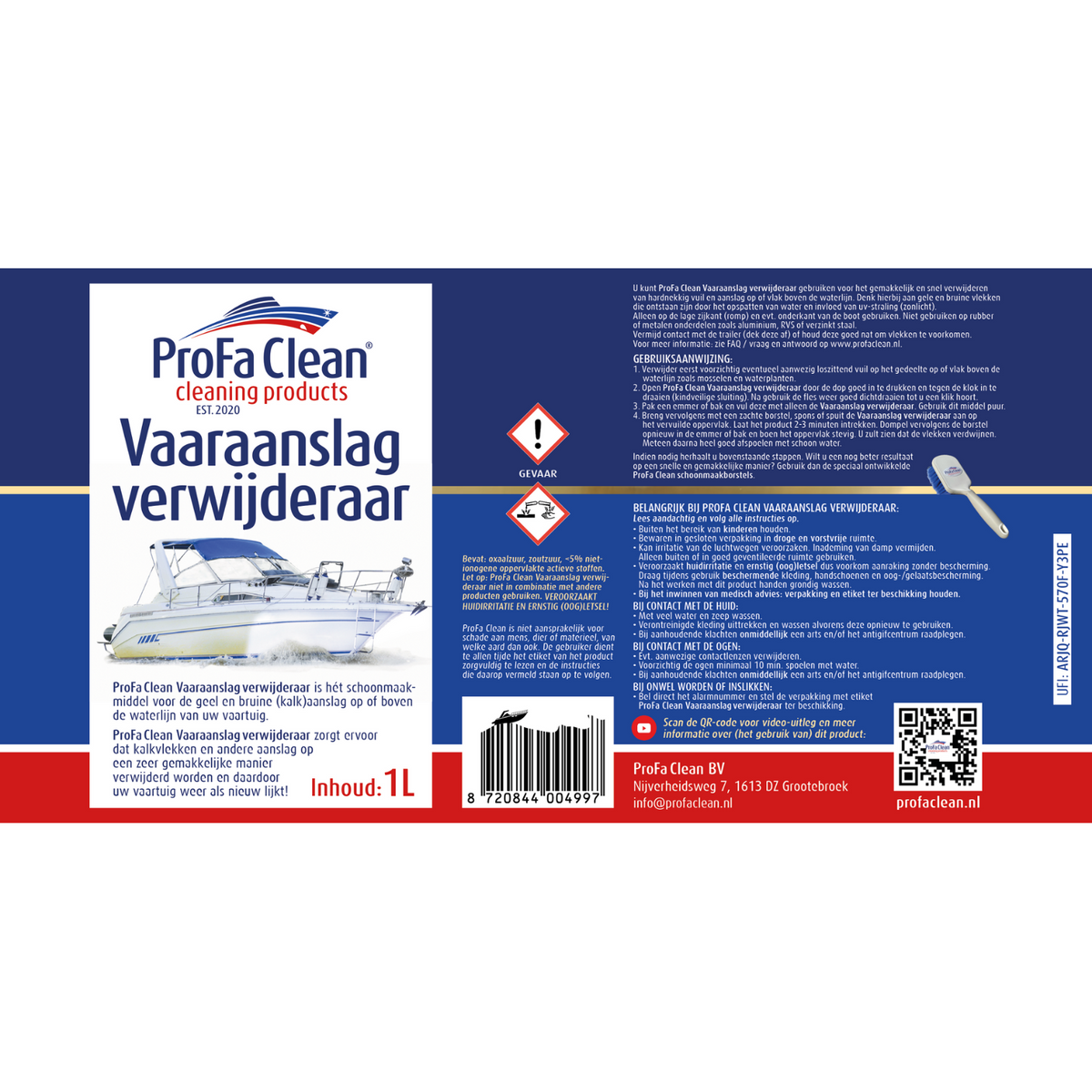 ProFa Clean 3-in-1 Bootsreinigungsset mit Besenbürste – Reinigungsergebnis 6