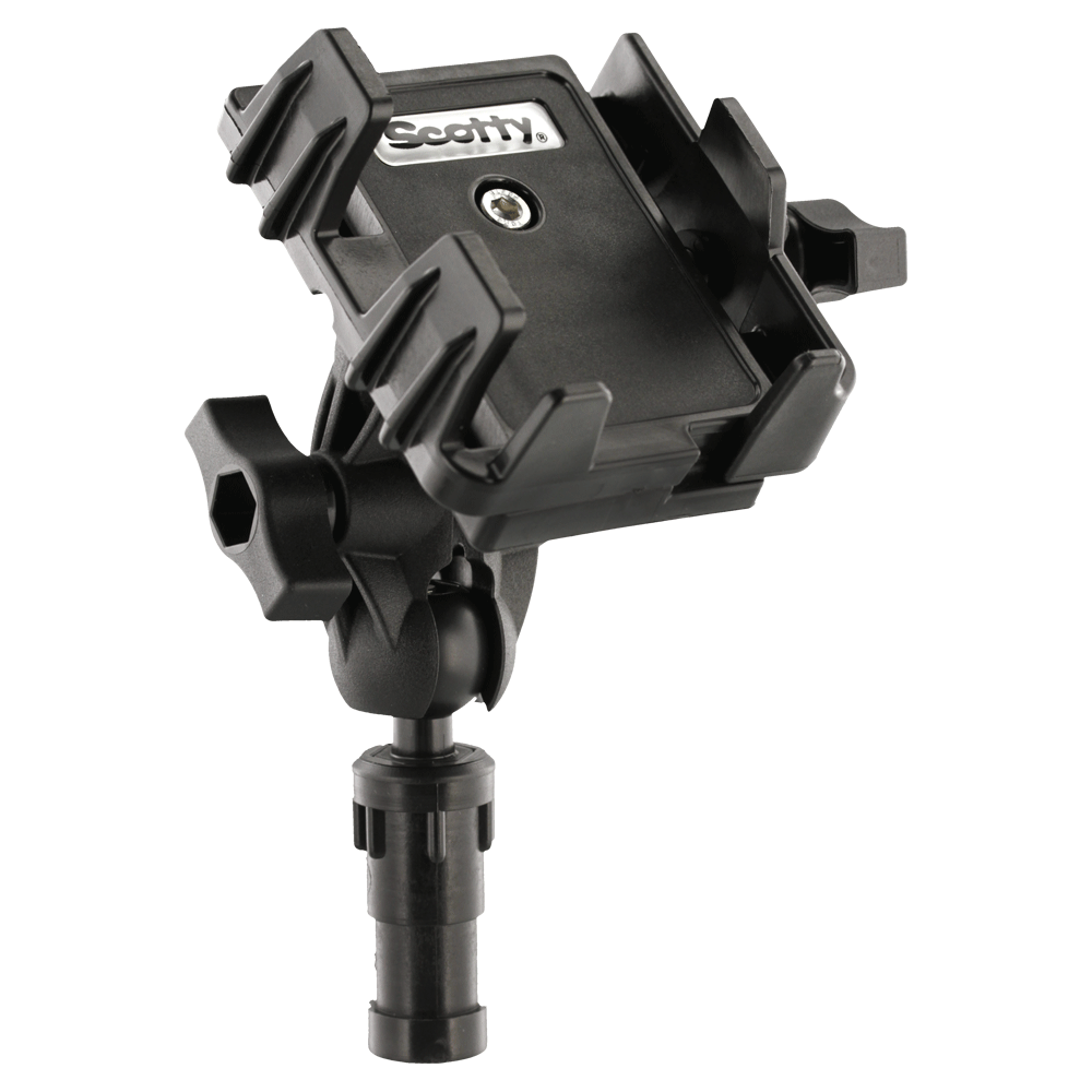 Scotty Phone Holder comes with Post/Track and Rail Mounts In – Produktansicht