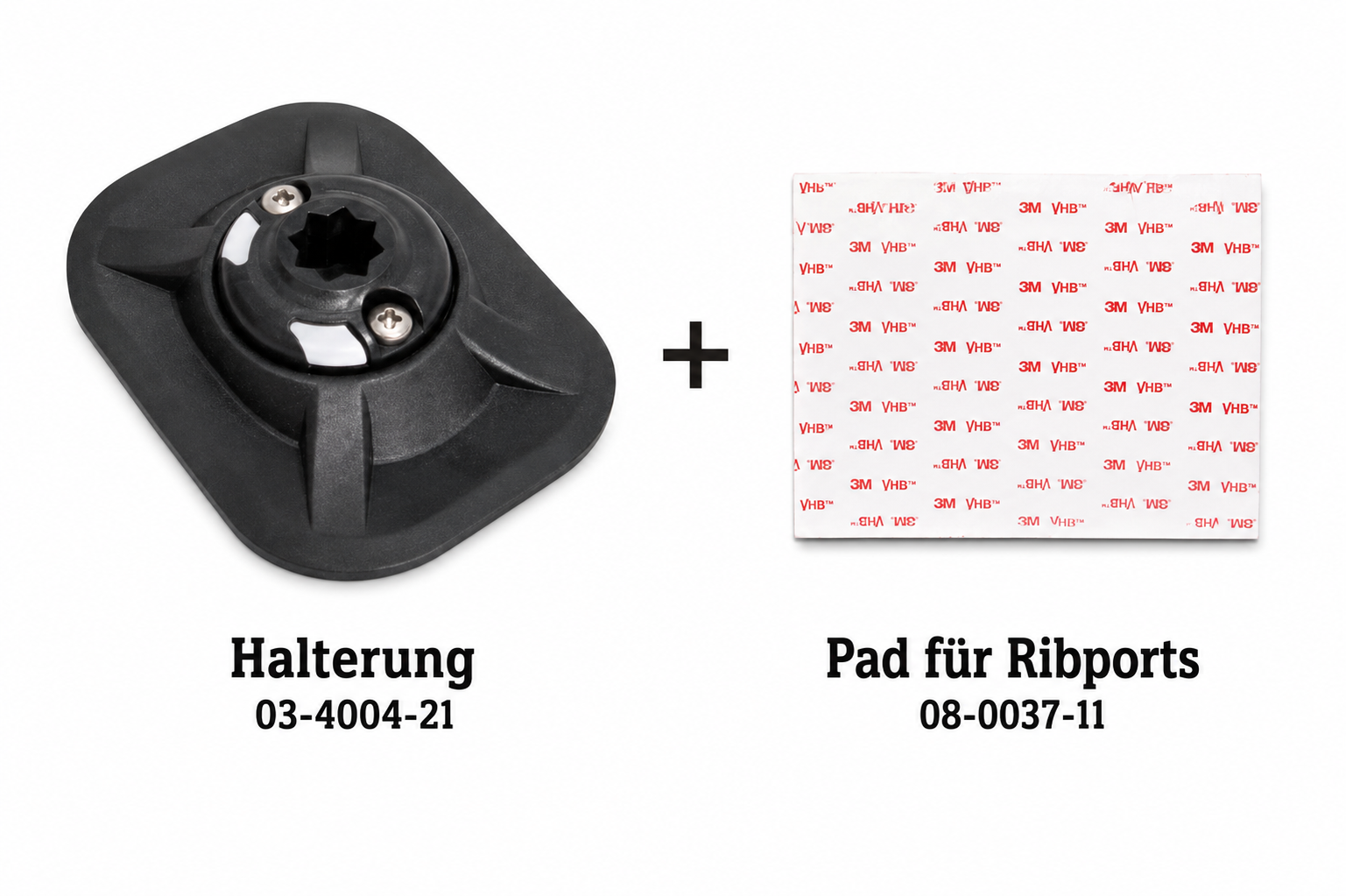 Set: Railblaza Halterung Ribport Außenhaut + VHB 3M Pad