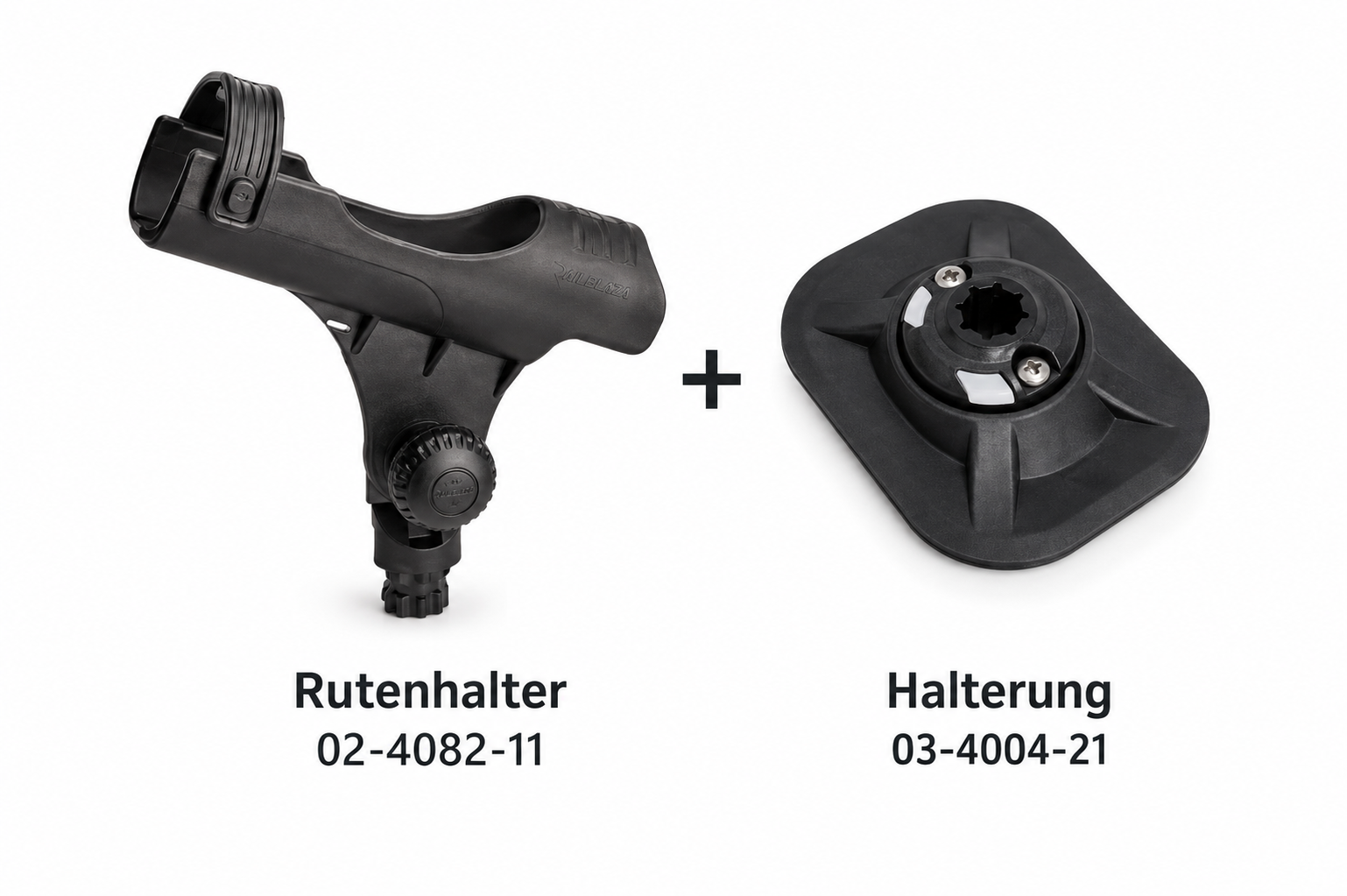 Set: Railblaza RodHolder R Rutenhalter + Halterung RibPort, Montage: Kleben