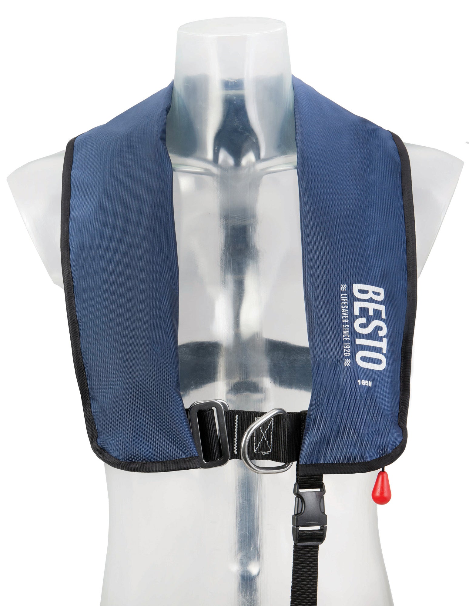 Besto 165N automatische Rettungsweste mit Harness, Navy – Ansicht 2