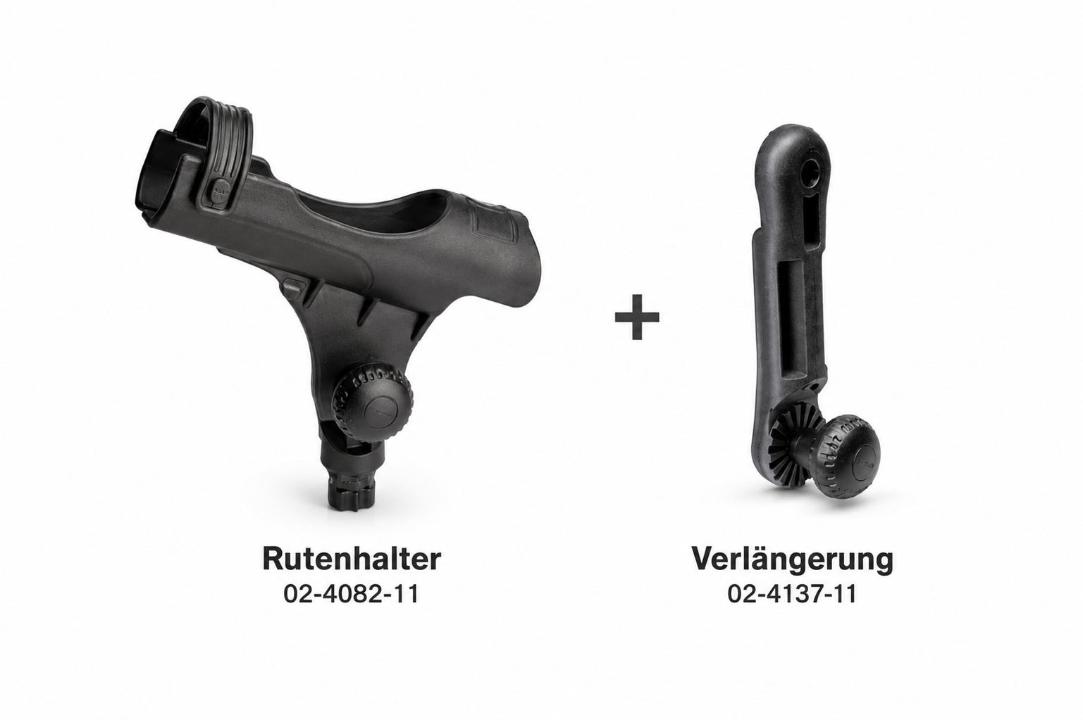Set: Railblaza RodHolder R Rutenhalter + Rod Holder Extender Verlängerung 125mm