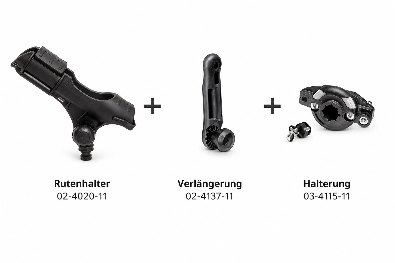 Set: Railblaza Rod Holder 2 + Rod Extender + Halterung Kayak Tracloader Starport