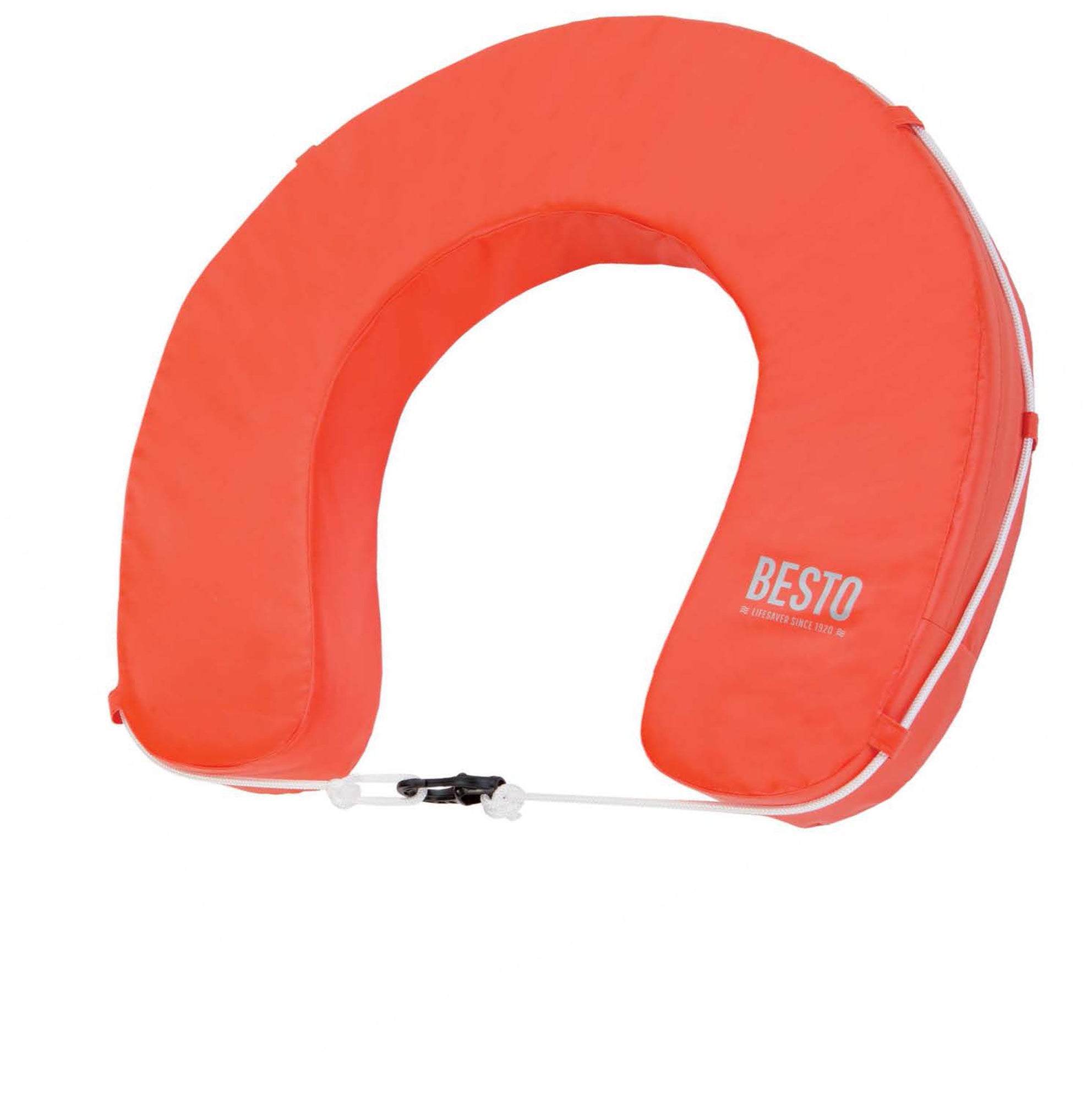 Besto Wipe-Clean Hufeisen-Rettungsboje, Orange – Produktansicht