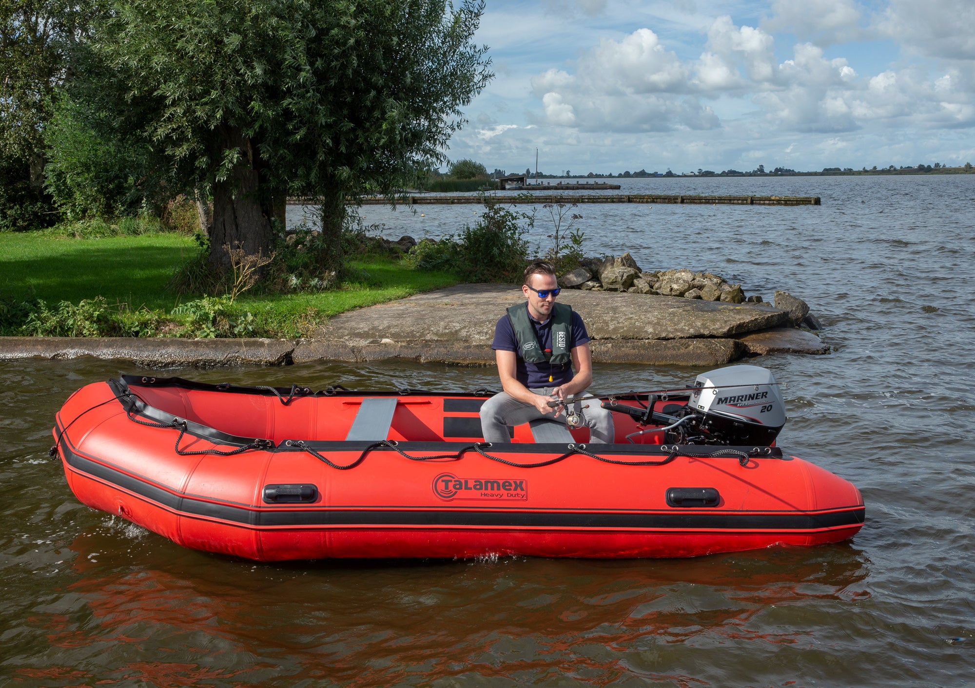Besto 165N automatische Rettungsweste ohne Harness, Grün – Ansicht 4
