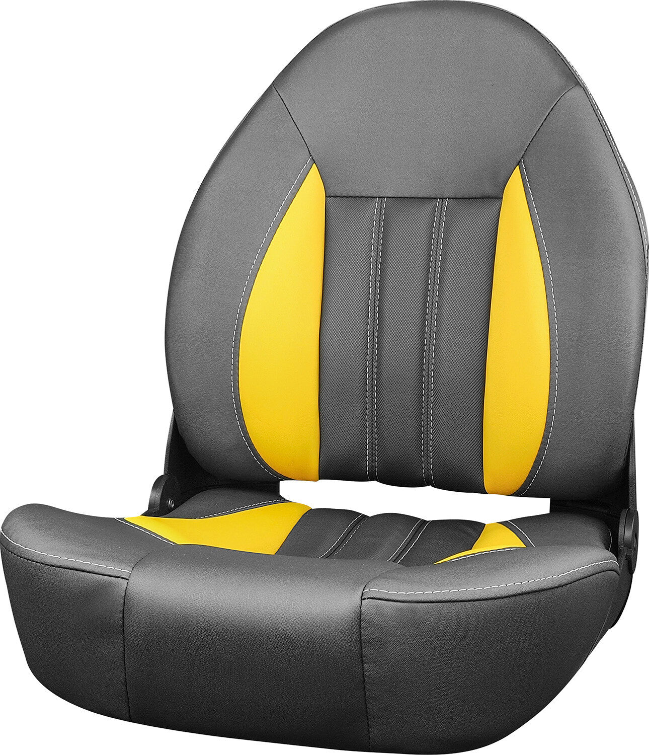 Tempress ProBax Orthopedic Limited Edition Boat Seat – Charcoal/Yellow/Carbon