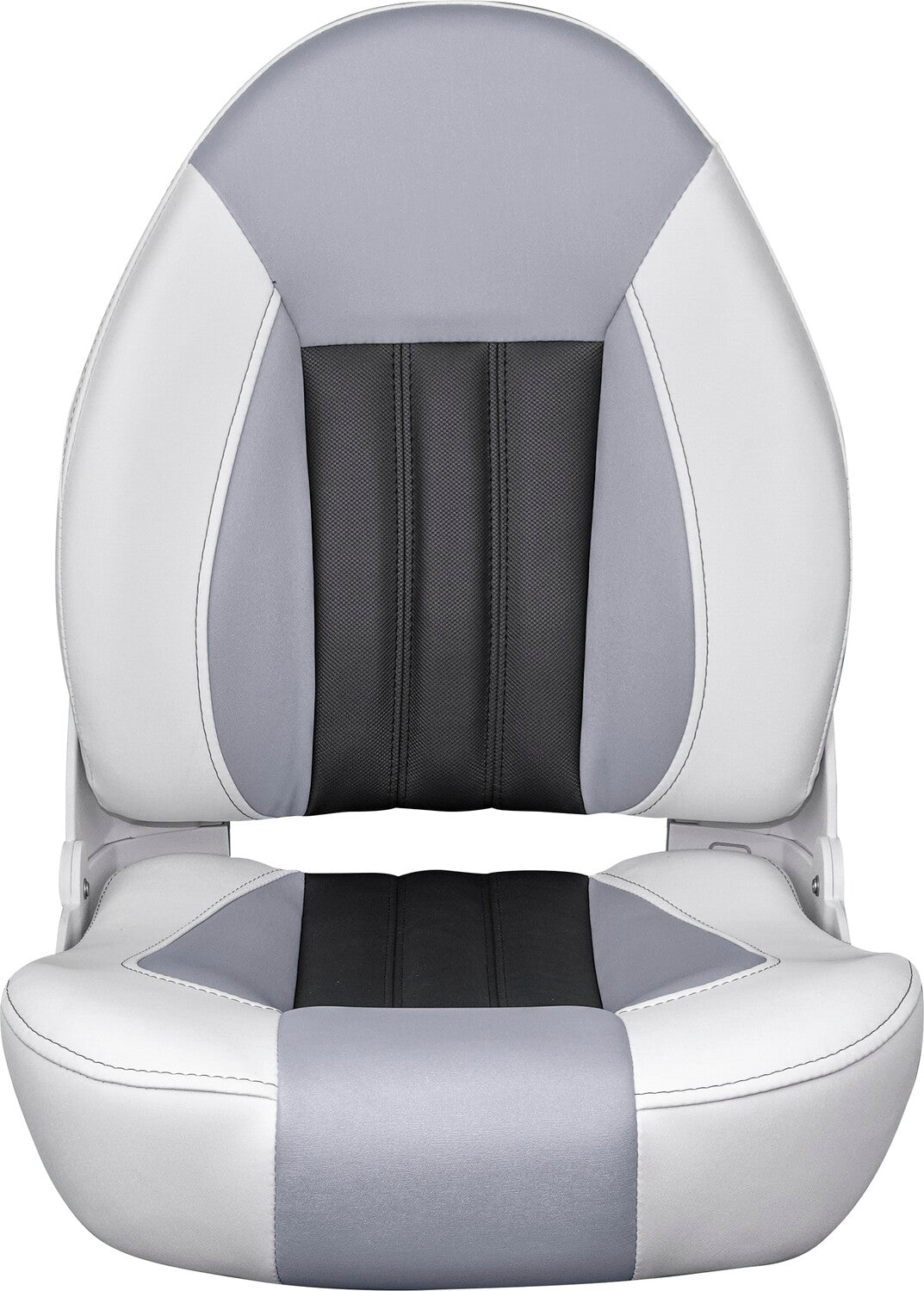 Tempress ProBax Orthopedic Boat Seat – White/Gray/Carbon