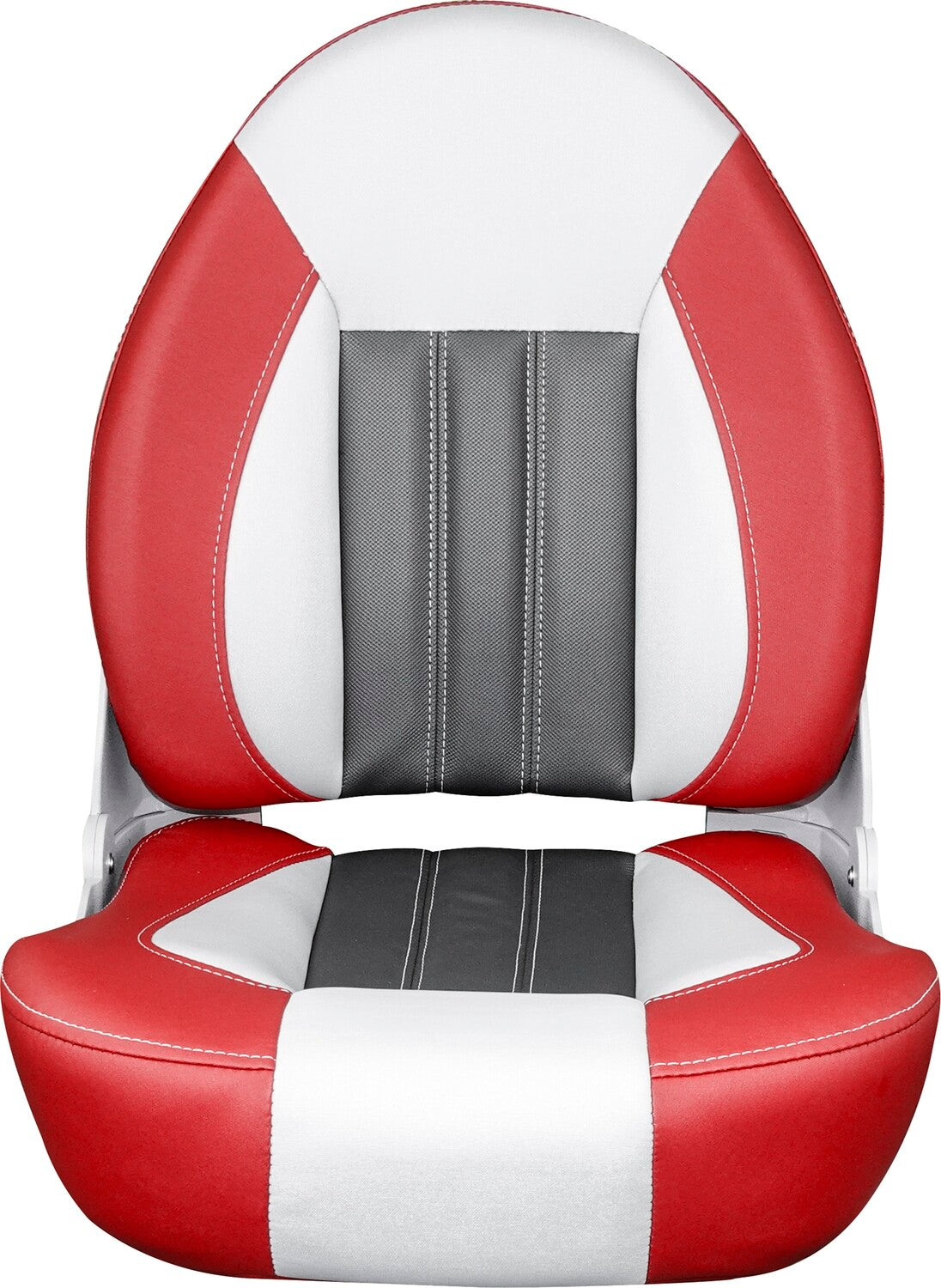 Tempress ProBax Orthopedic Boat Seat – Red/Gray/Carbon