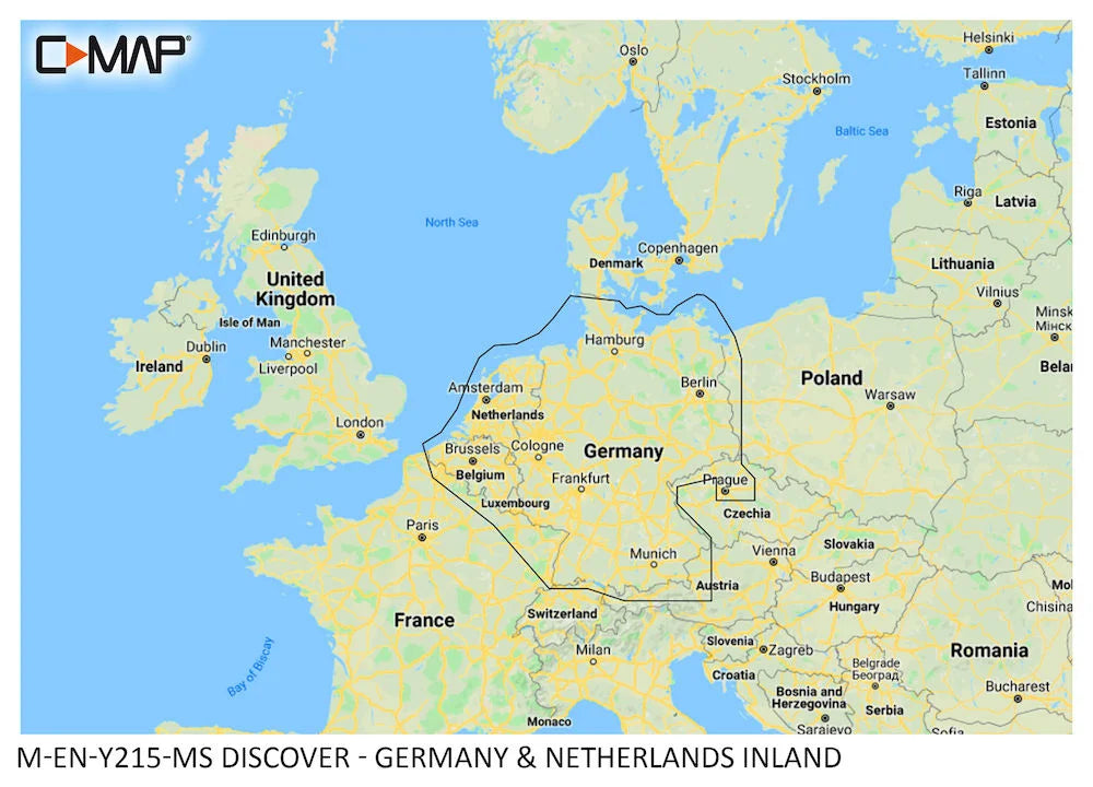 C-MAP DISCOVER Germany & Netherland Inland