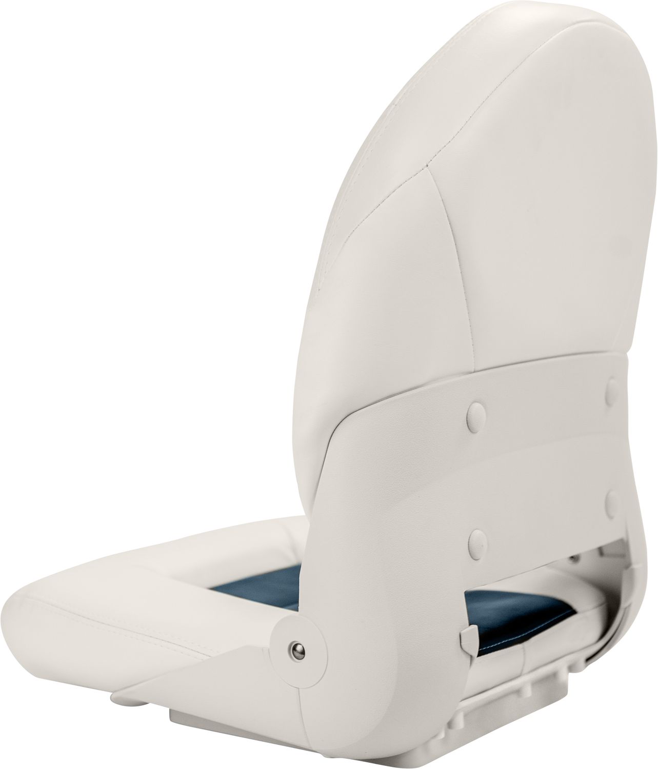 TEMPRESS NaviStyle High-Back Boat Seat – White/Blue