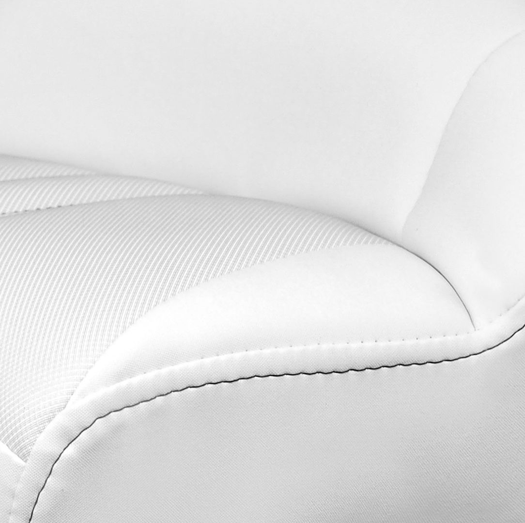 Tempress Pro Casting Seat – White/White/Diamante Pearl White