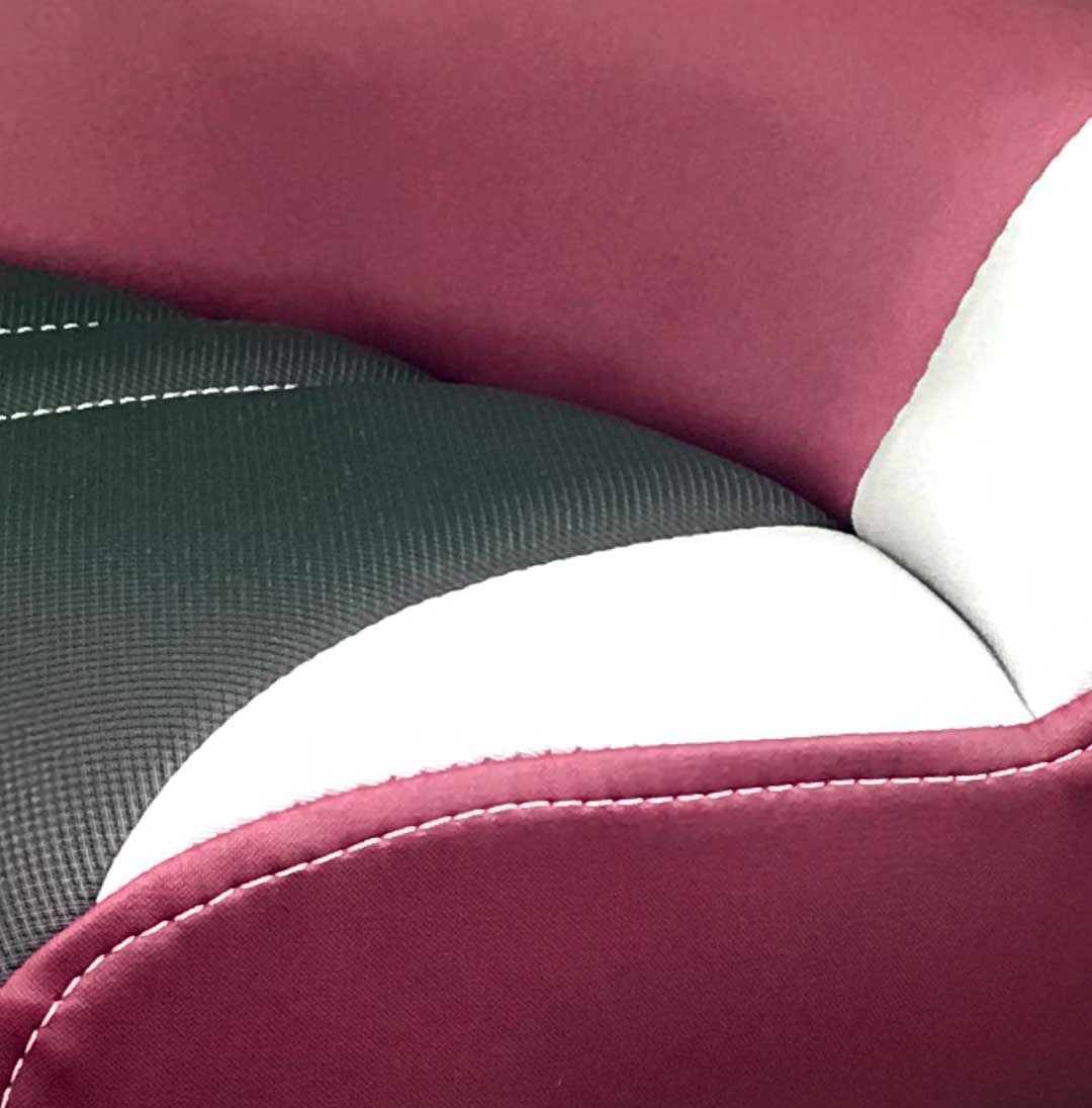 Tempress Pro Casting Seat – Raspberry/Gray/Carbon