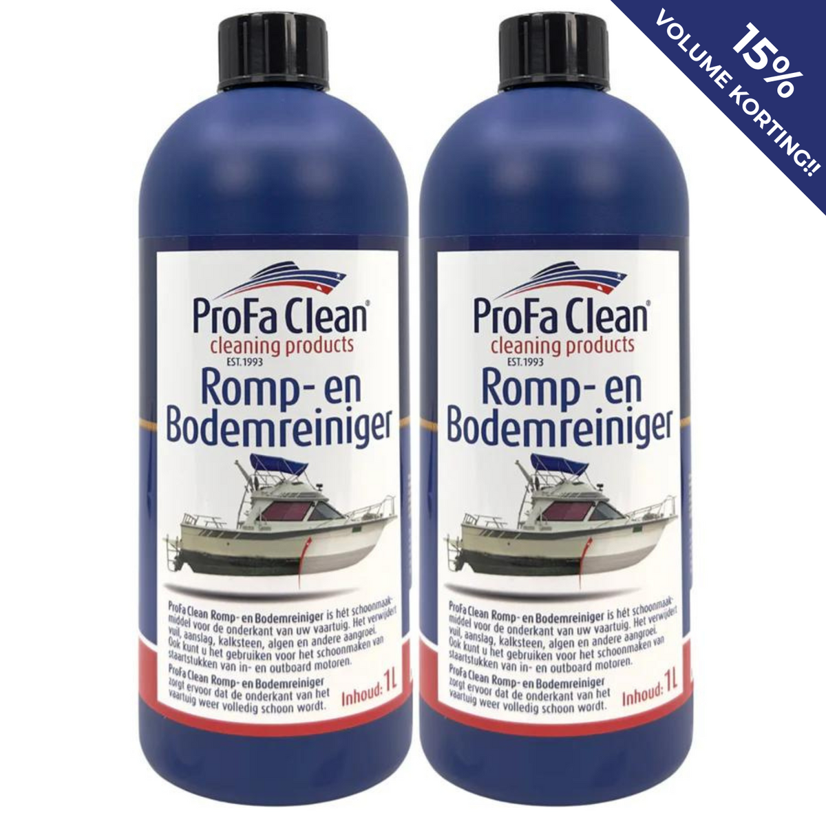 ProFa Clean Rumpf- und Bodenreiniger 2 × 1 L Doppelpack – Produktansicht 1