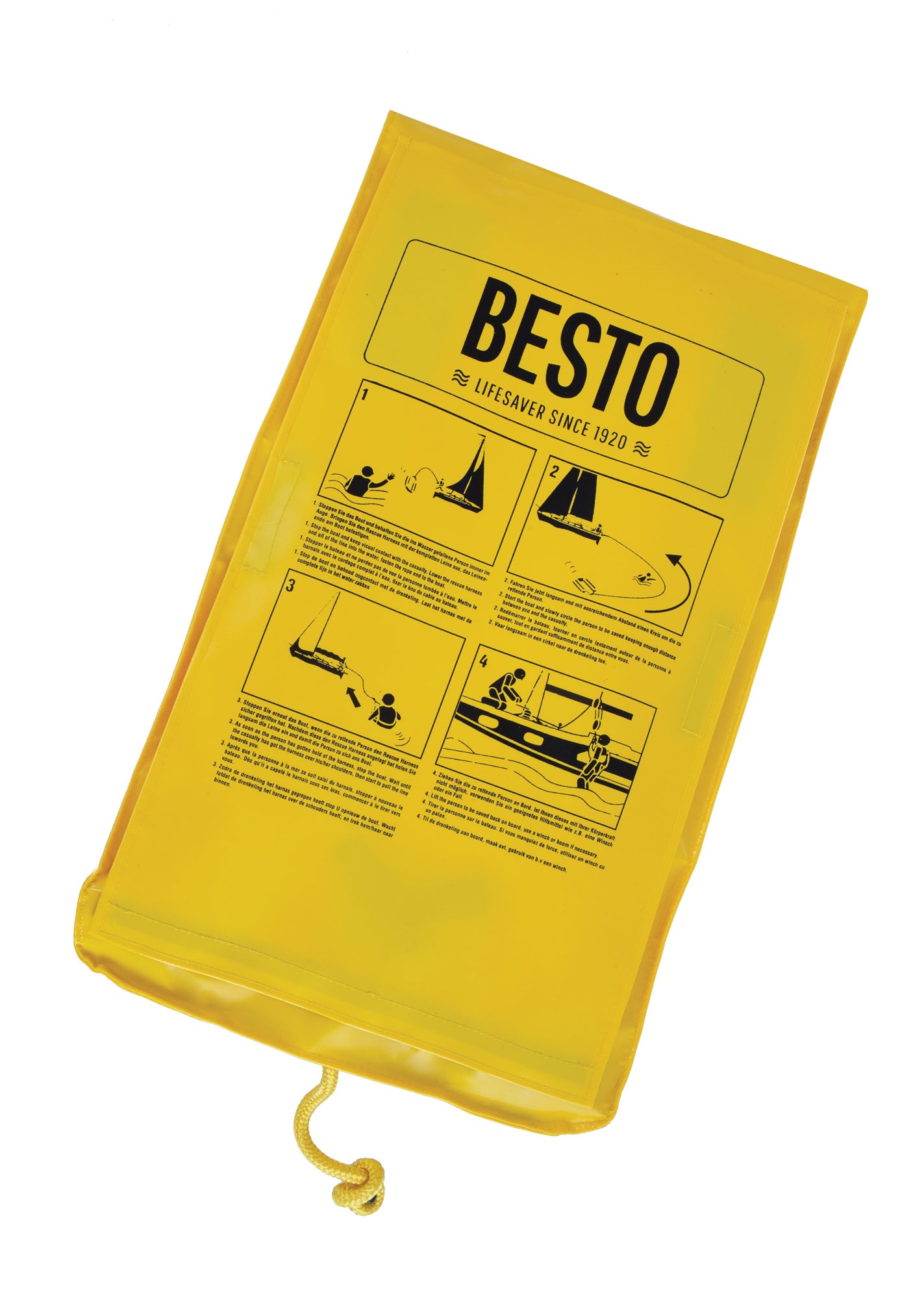 Besto Rettungssystem, Gelb – Ansicht 3