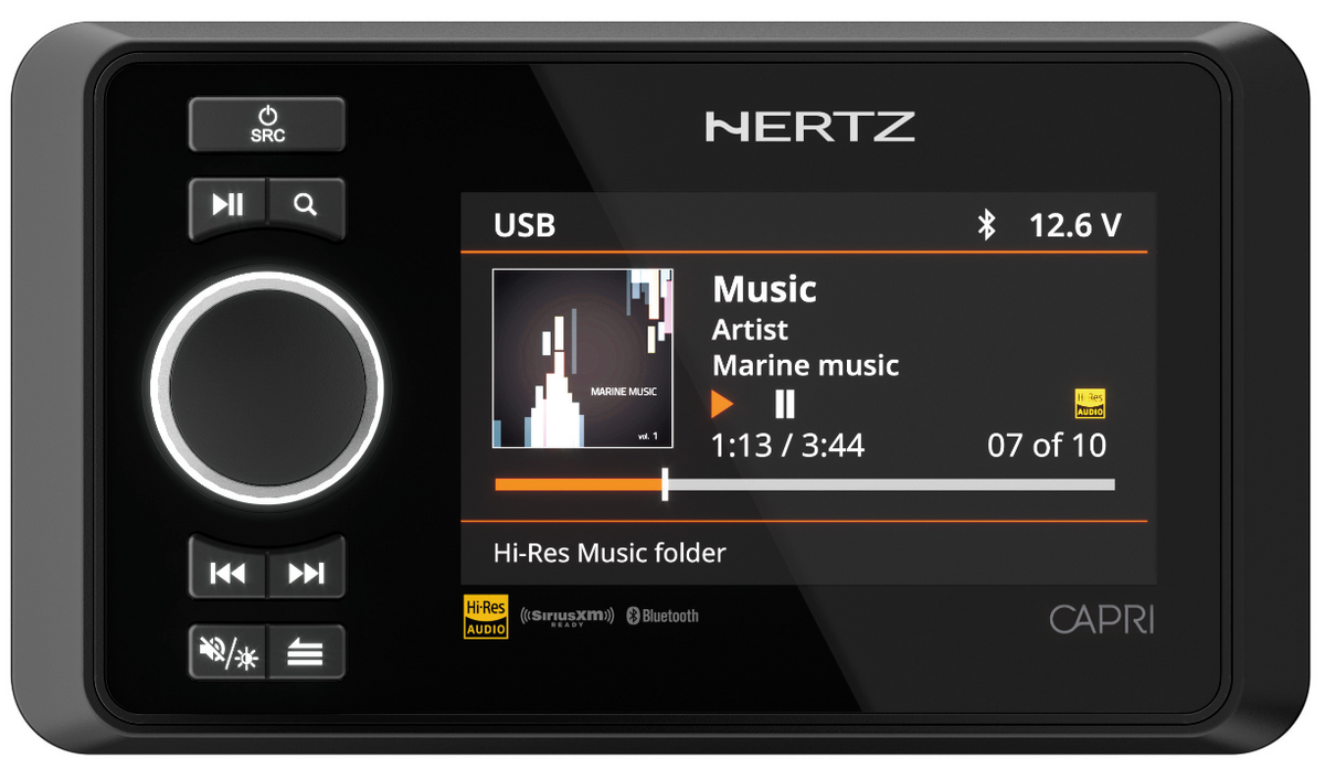 Hertz CAPRI HD1 Display-Fernbedienung – Produktansicht 1