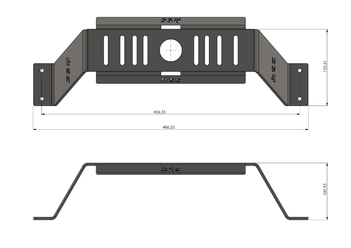 HTC Echolothalterung light