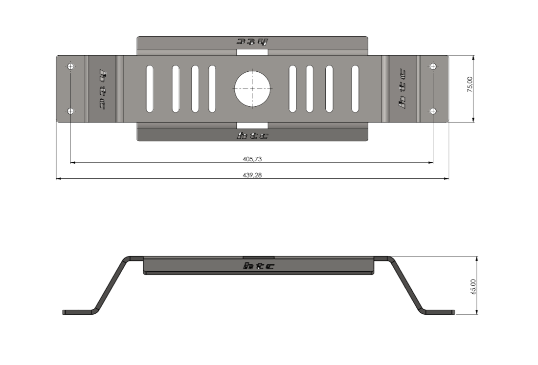 HTC Echolothalterung light